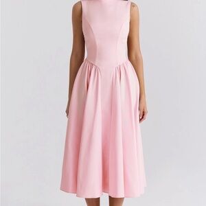 House of CB Blush Pink Midi Dress
